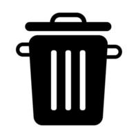 trash can icon illustration vector
