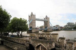 A view of Tower Bridge in London photo