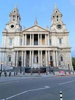 A view of St Pauls Cathedral in London photo