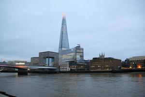 A view of the River Thames in London photo