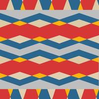 Blue , RED, yellow Zigzag  pattern. Abstract geometric background. Vector illustration horizontal zigzag stripes.