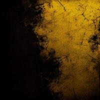 Old texture black yellow background - image photo