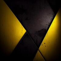 textura brutal negro y amarillo antecedentes - ai generado imagen foto