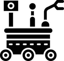 Mars rover Vector Icon Design Illustration