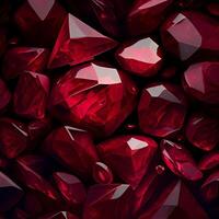 Red ruby stone texture background - image photo