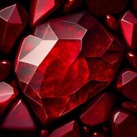 Red ruby stone texture background - image photo