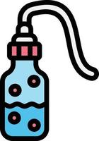 ilustración de diseño de icono de vector de botella de lavado