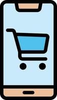 Online shop Vector Icon Design Illustration