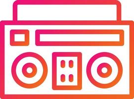 Boombox Vector Icon Design Illustration