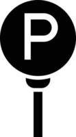 Parking Vector Icon Design Illustration