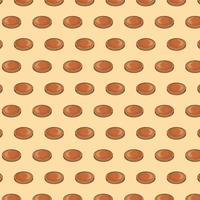 Dorayaki japanese sweet cake cartoon pattern illustration vector