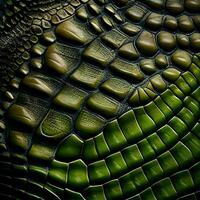 costoso natural cocodrilo piel textura - ai generado imagen foto