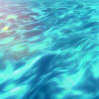 Blue water surface, sea waves - image photo