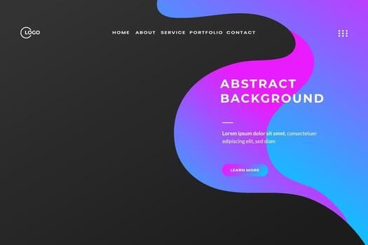 resumen de moda degradado antecedentes para aterrizaje paginas sitio web. lata ser usado para carteles, pancartas, folletos, pancartas, web paginas vector