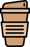Paper cup Vector Icon Design Illustration