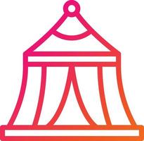 Circus tent Vector Icon Design Illustration