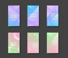 Modern background.template story,abstract frames, full of colors, gradations, business, etc, eps 10 vector