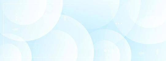 banner background. colorful, fresh blue gradation, circle eps 10 vector