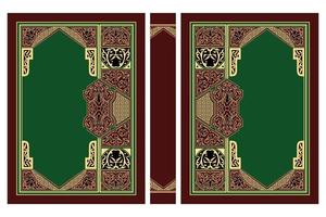 Classic Arabic Book Cover Typography Design is created with beautiful Islamic ornament vector