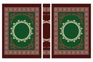 Classic Arabic Book Cover Typography Design is created with beautiful Islamic ornament vector