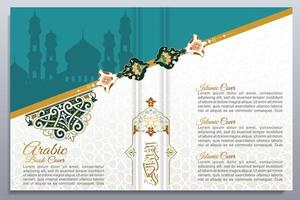 Arabic Islamic Book Cover Design vector