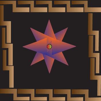 formas en resumen frente rojo antecedentes. vector