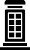 Phone booth Vector Icon Design Illustration