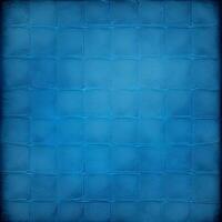 Blue background mosaic texture, blue vintage pattern - AI generated image photo