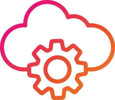 Cogwheel Vector Icon Design Illustration