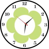 wall clock isolated on white Vector Time and Clock icon.Clocks icon collection design. analog clock icon symbol .Circle arrow icon.Vector illustration.