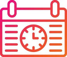 Clock Vector Icon Design Illustration