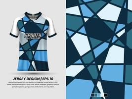 fútbol jersey diseño para sublimación, deporte t camisa diseño, modelo jersey Pro vector