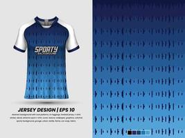 fútbol jersey diseño para sublimación, deporte t camisa diseño, modelo jersey Pro vector