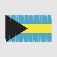 vector de bandera de bahamas