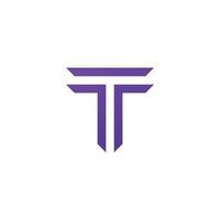 Letter T logo icon design template vector