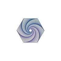 Vector gradient abstract logo flat design