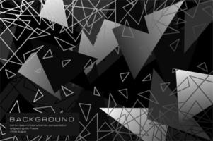 Abstract triangle background. Modern technology background vector