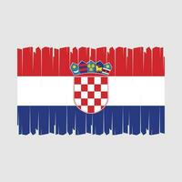 vector de bandera de croacia