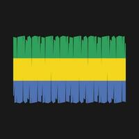 vector de bandera de gabon