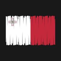 vector de bandera de malta