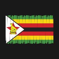 vector de bandera de zimbabwe