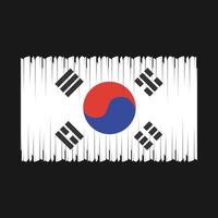 vector de bandera de corea del sur