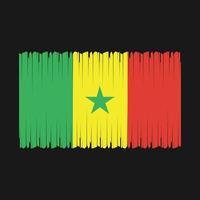 vector de bandera de senegal