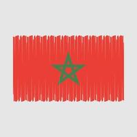 vector de bandera de marruecos