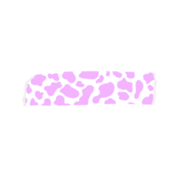 Purple Cow Print Ripped Tape png