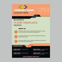 Flyer design and template poster vector