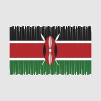 Kenya Flag Vector Illustration