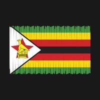 Zimbabue bandera vector ilustración