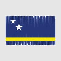 curacao bandera vector ilustración