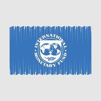 IMF Flag Vector Illustration